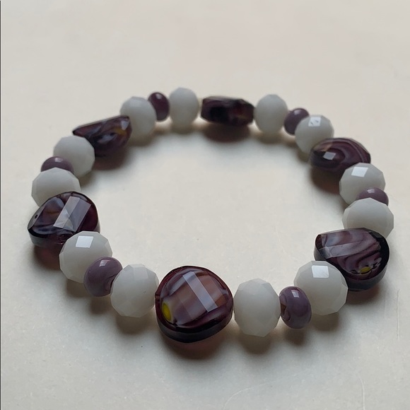 Handmade bracelet, Women’s bracelet, Purple - Picture 1 of 4